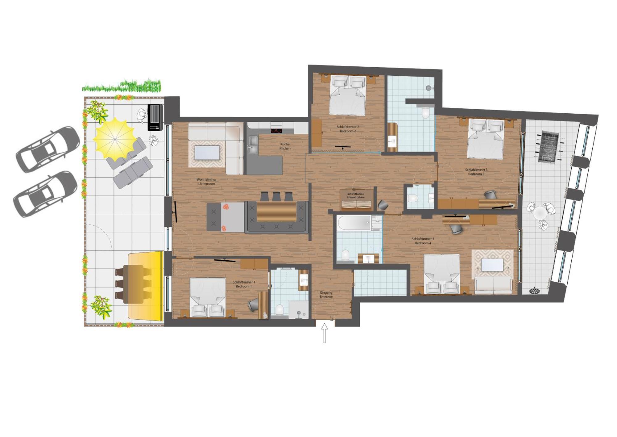 Apartmenthaus Goldeck รีด อิม โอเบอร์อินน์ทาล ภายนอก รูปภาพ